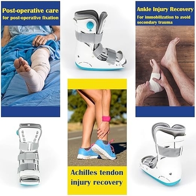 حذاء المشي القصير Air Walker Boot Short Walker Brace حذاء المشي الحذاء العظمي للكاحل الملتوي المزود